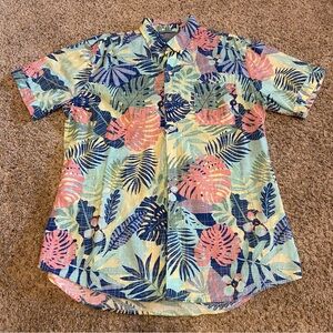IZOD Saltwater Tropical Print Men's Shirt